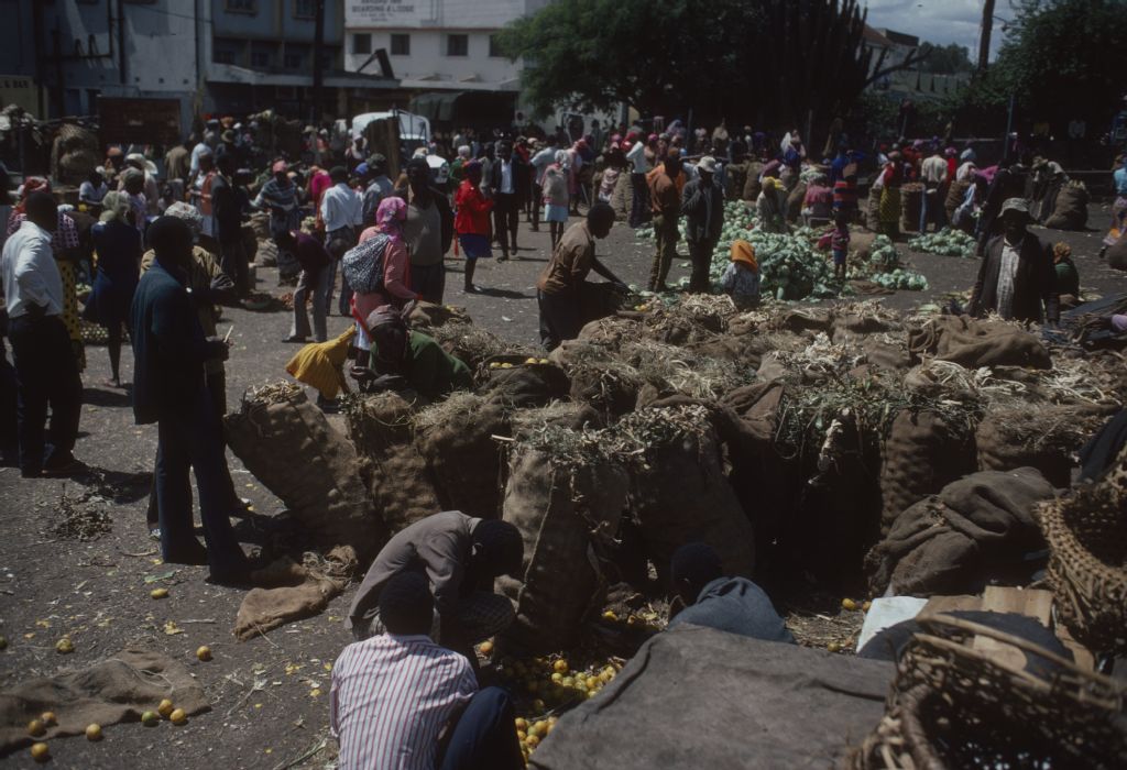 Kenya, market in Nakuru