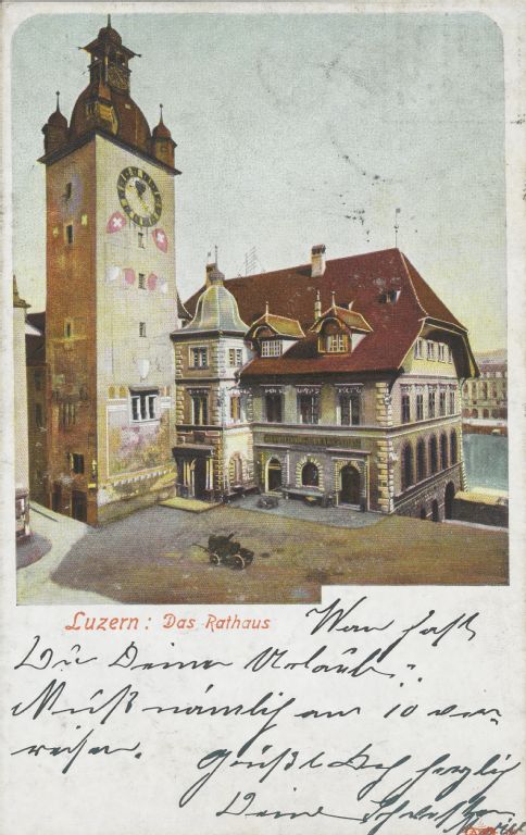 Lucerne, the city hall