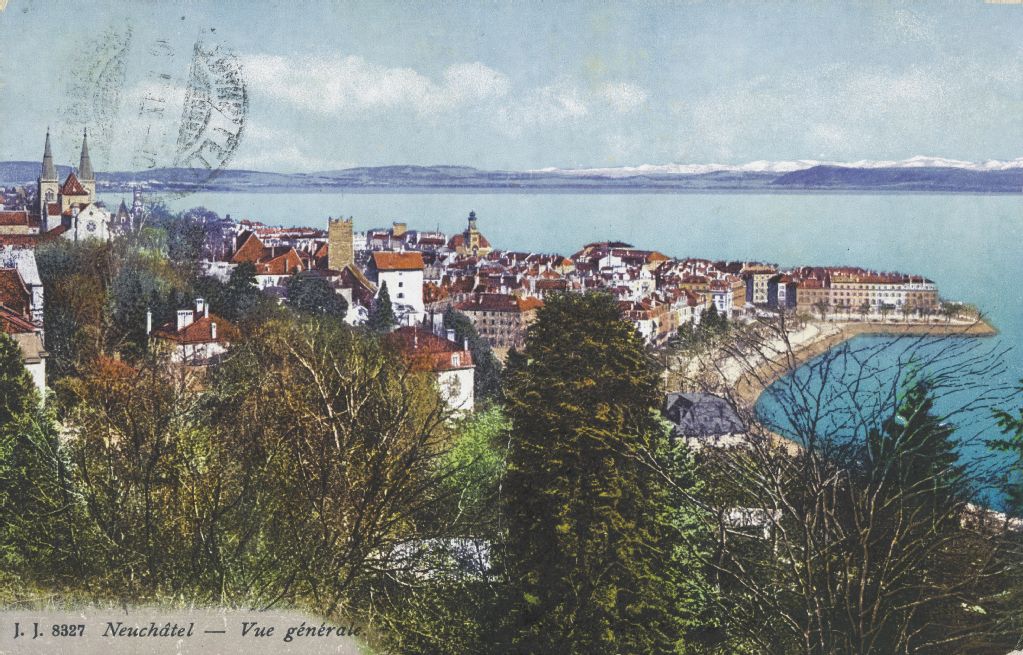 Neuchâtel, vue générale