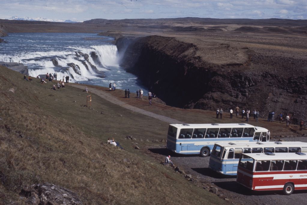 Iceland, Gullfoss, waterfall of river Hvítá in Haukadalur