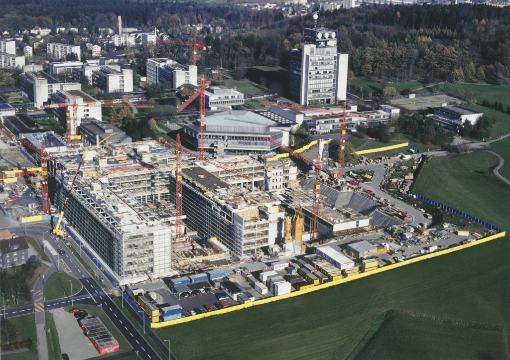 Zurich, district 10, ETH-Hönggerberg, construction site