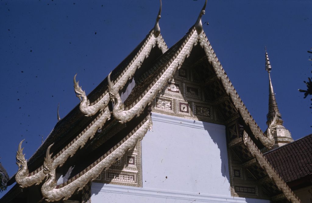 Thailand, Wat Suthep, gable decoration