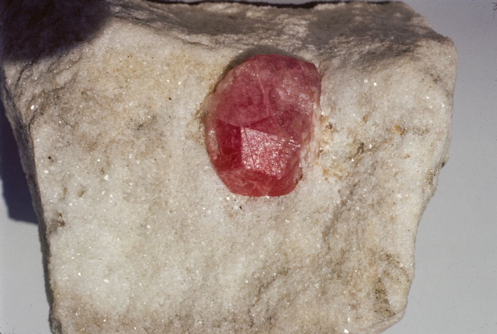 Ruby on dolomite from Campo lungo