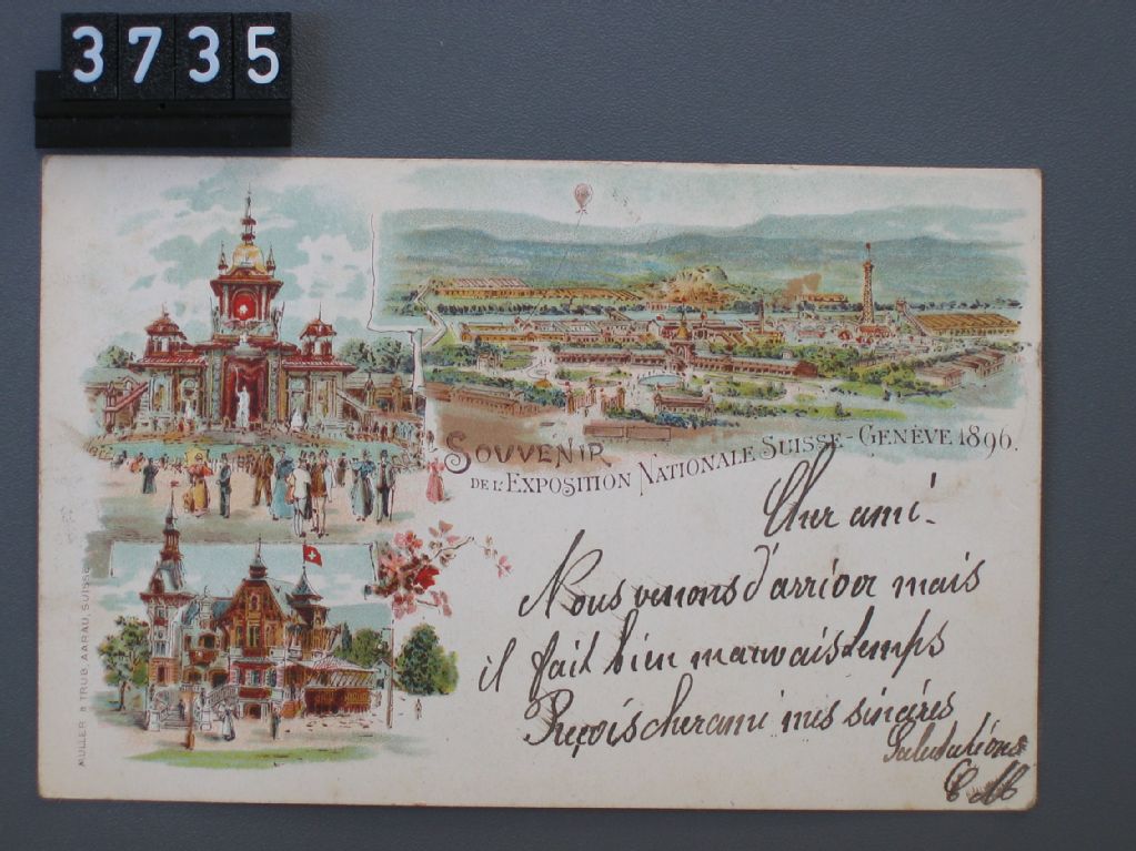 Exposition Nationale Suisse, 1896, Genève