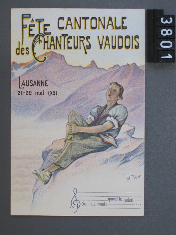 Fête Cantonale des Chanteurs Vaudois, Lausanne 21-22 May 1921