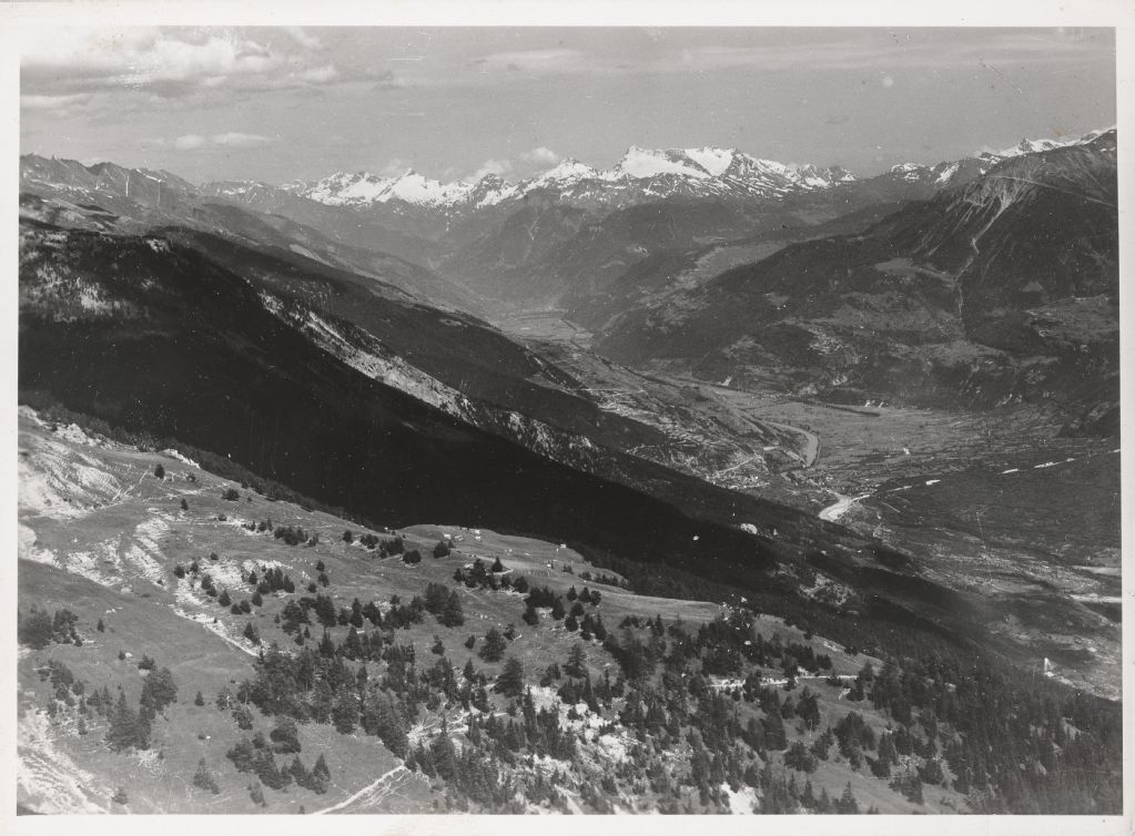 Montana, vue sur la Vallée du Rhône