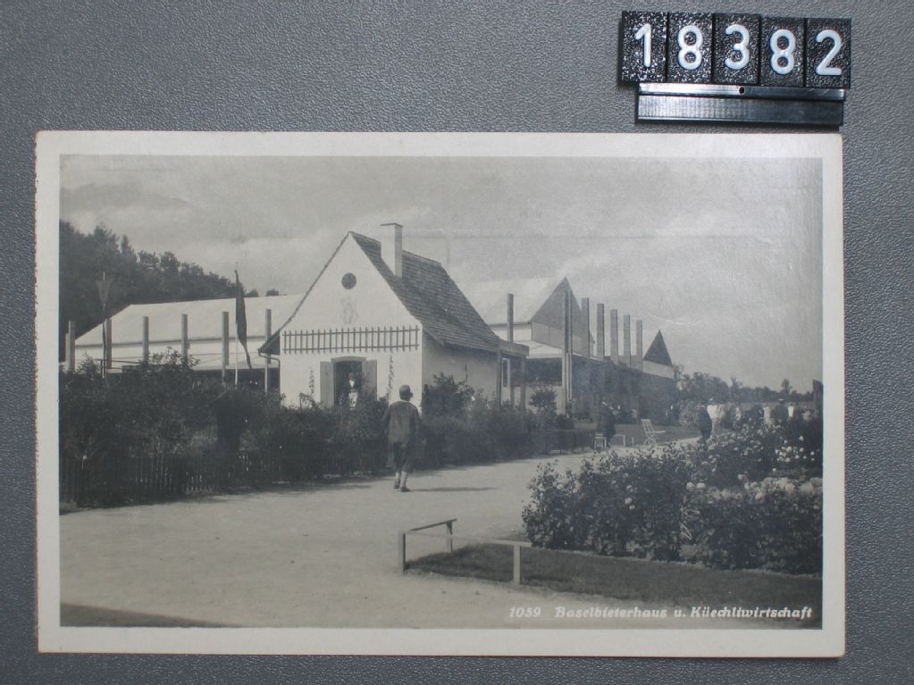 Schweizerische Ausstellung für Frauenarbeit, 1928, Bern, Baselbieterhaus und Küechliwirtschaft