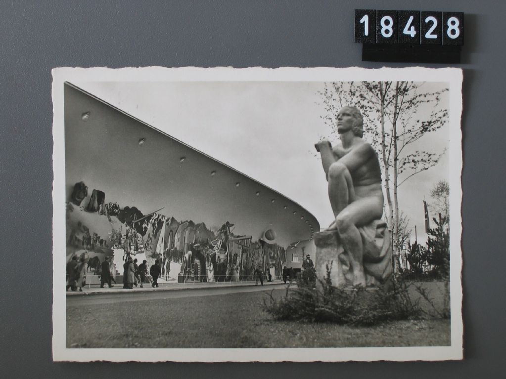 Zürich, Schweizerische Landesausstellung, 1939, Die Schweiz, das Ferienland der Völker, Hotelwand v. H. Erni