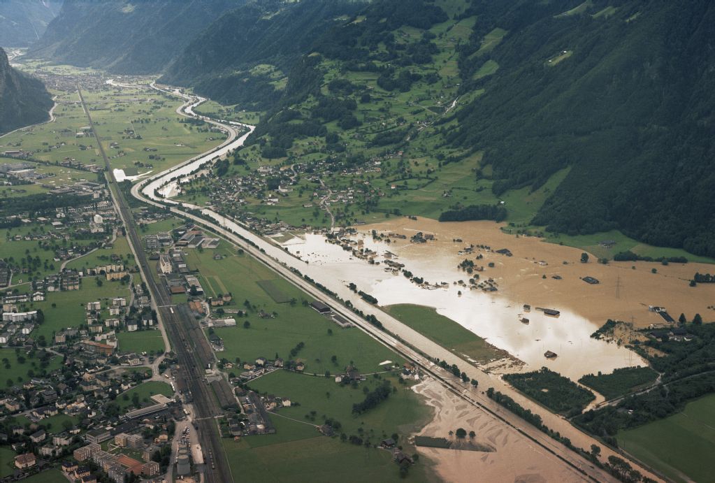 Seedorf (UR) und Attinghausen, Unwetter, Überschwemmung