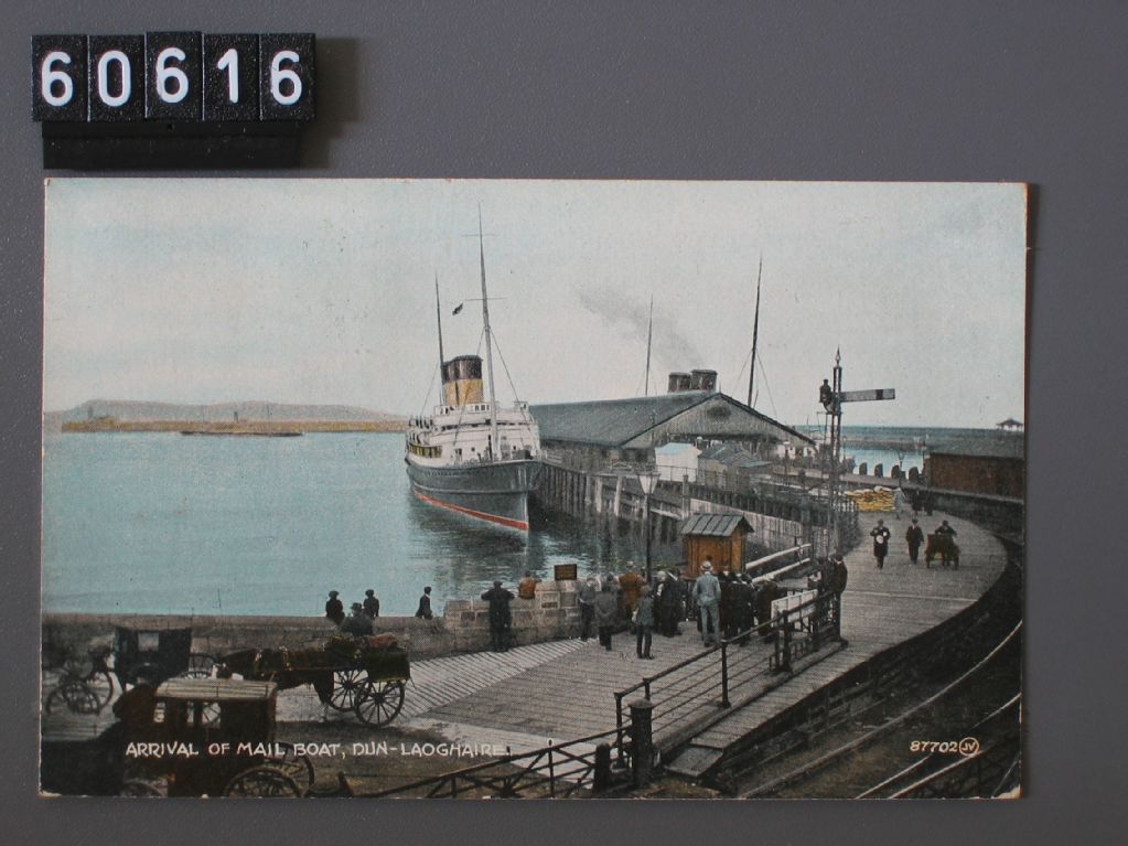 Dun Laoghaire, Arrival of Mail Boat
