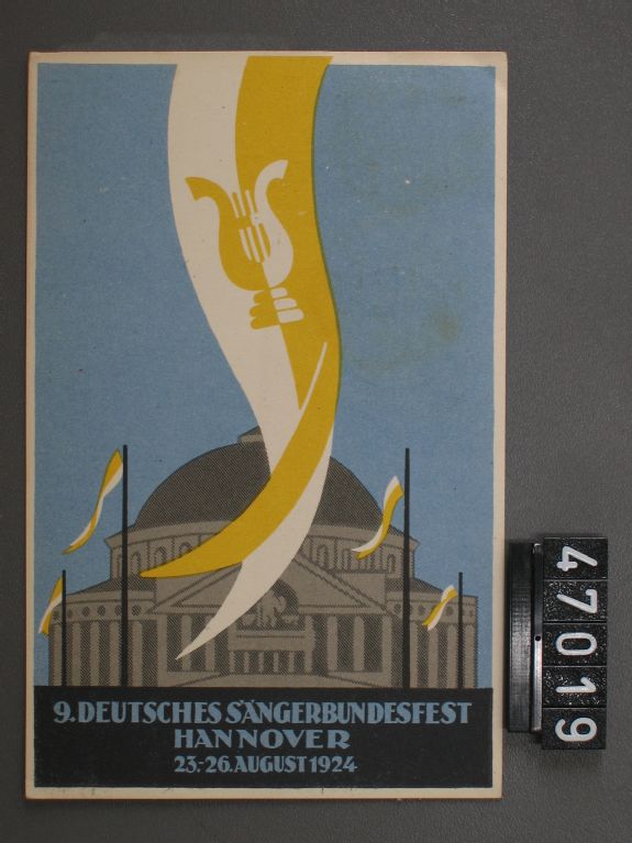 9tes Deutsches Sängerbundesfest Hannover, 23-26 August 1924