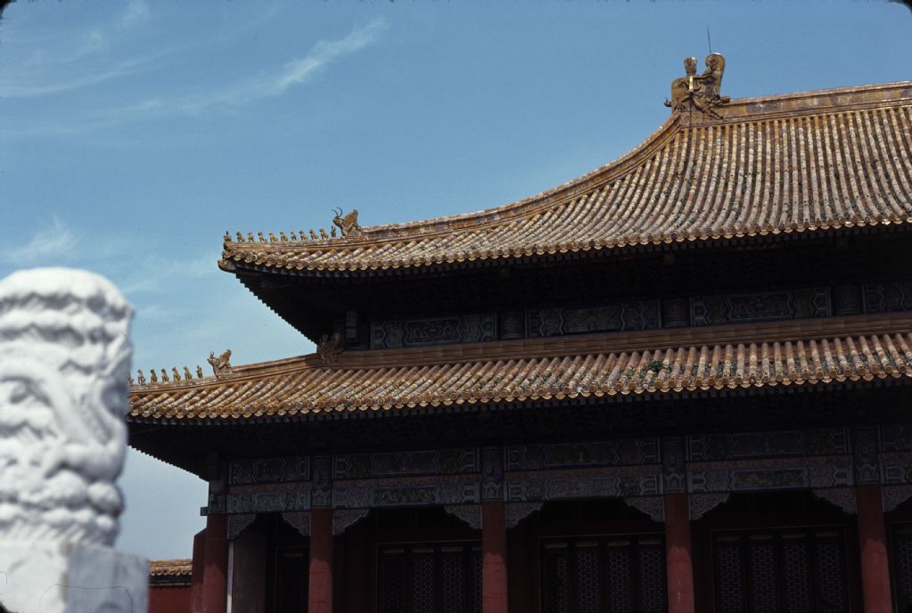 Beijing, imperial palace, roof Tai-Ho-Tien