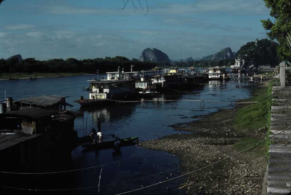 Guilin, tourist boats on the Li River