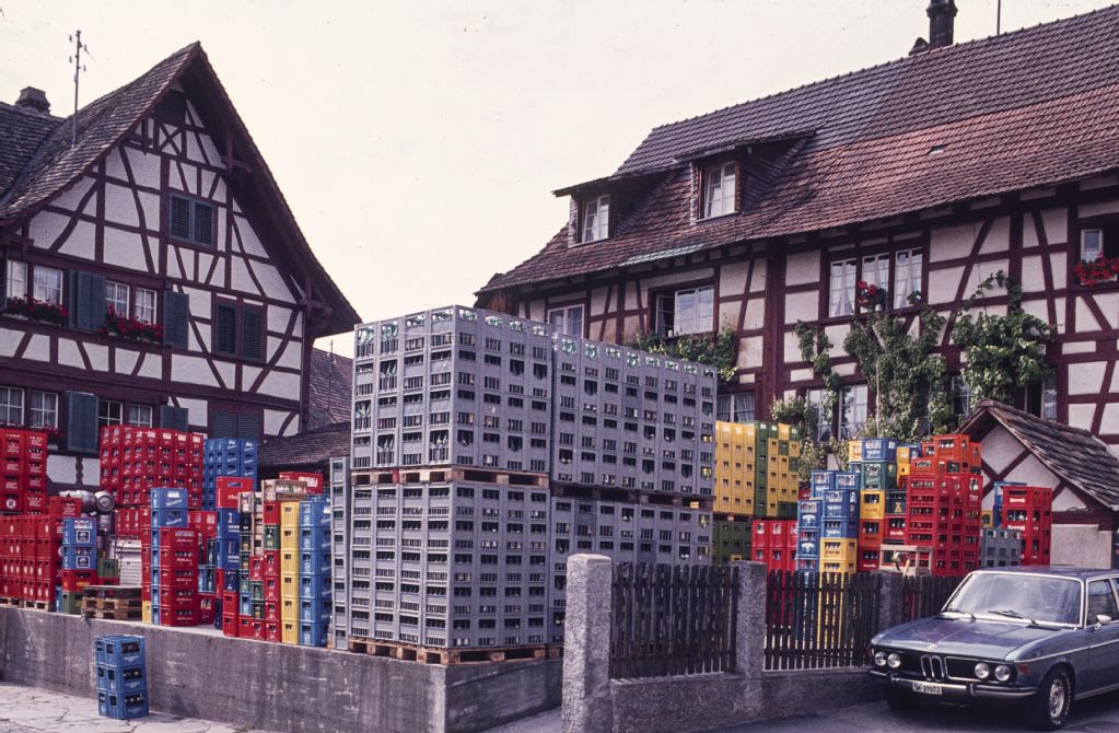 Marthalen, half-timbered houses, beverage warehouse