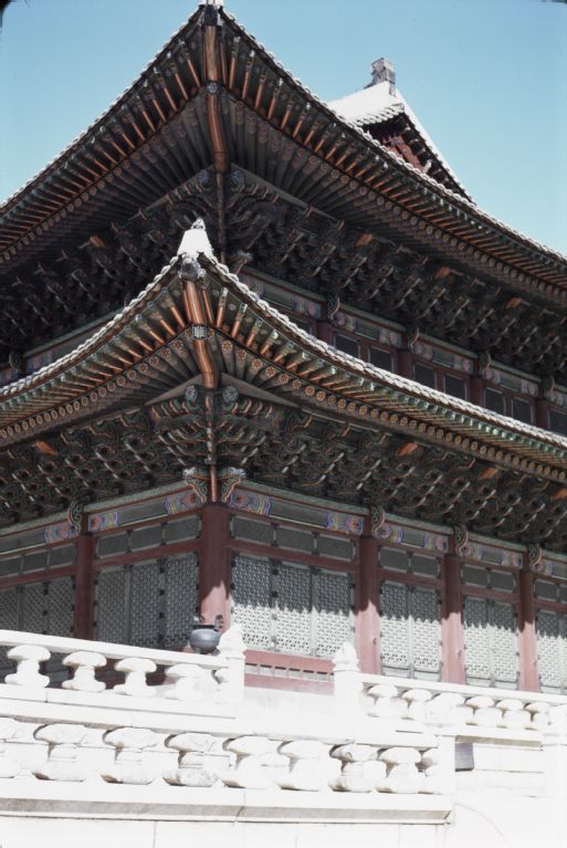 Seoul, Kyongbok-Palast, Dach