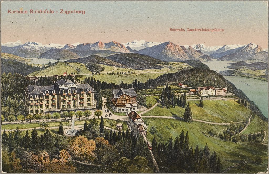 Schönfels Spa House, Zugerberg, Switzerland. Country Education Home