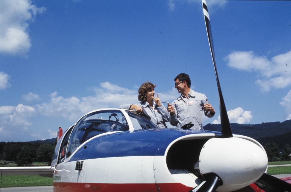 Swissair pilot Gaby Lüthi