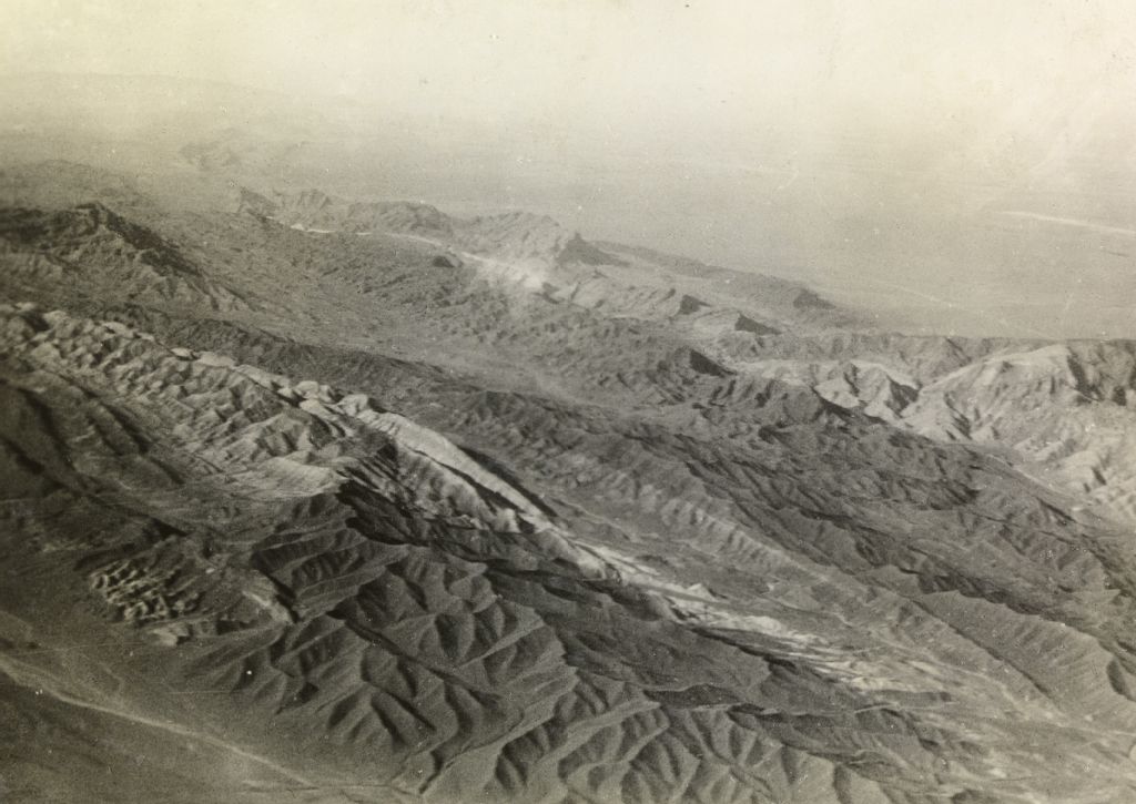 Rim mountains near Bushehr from 2500 m altitude