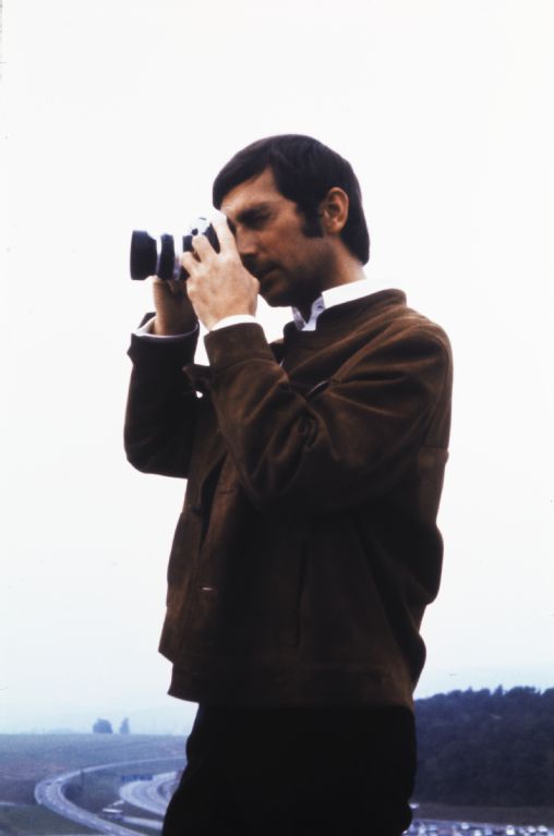 Unknown man with camera