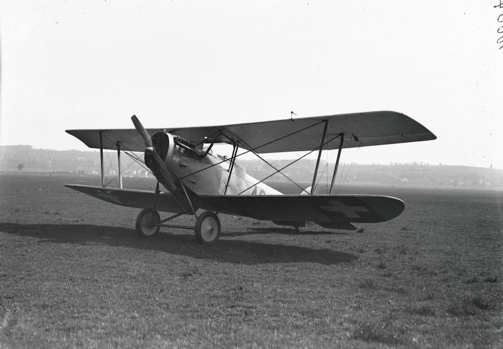 Haefeli DH-5 on the ground in Dübendorf