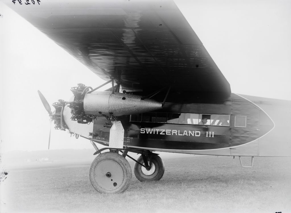 Fokker F.VII b, CH-190 Switzerland III on the ground in Dübendorf