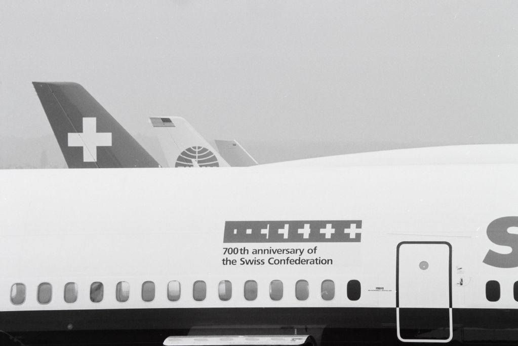 McDonnell Douglas MD-11, HB-IWA "Obwalden" on the ground in Zurich-Kloten