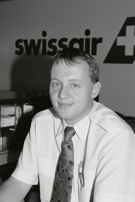 Portrait of Thomas Amberg, Swissair Support