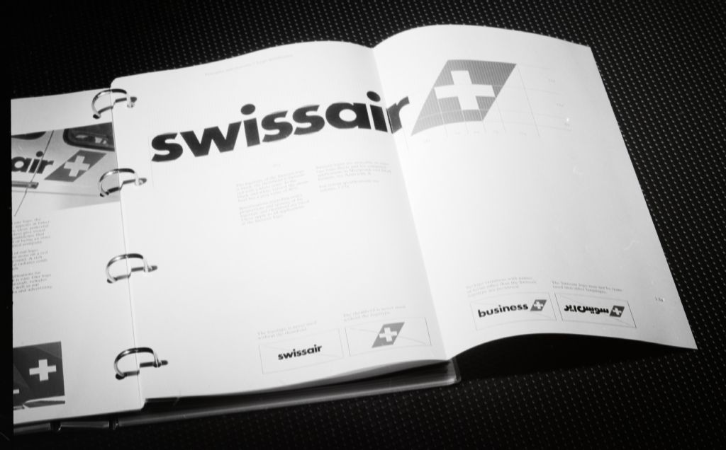 Presentation of the Swissair corporate design manual