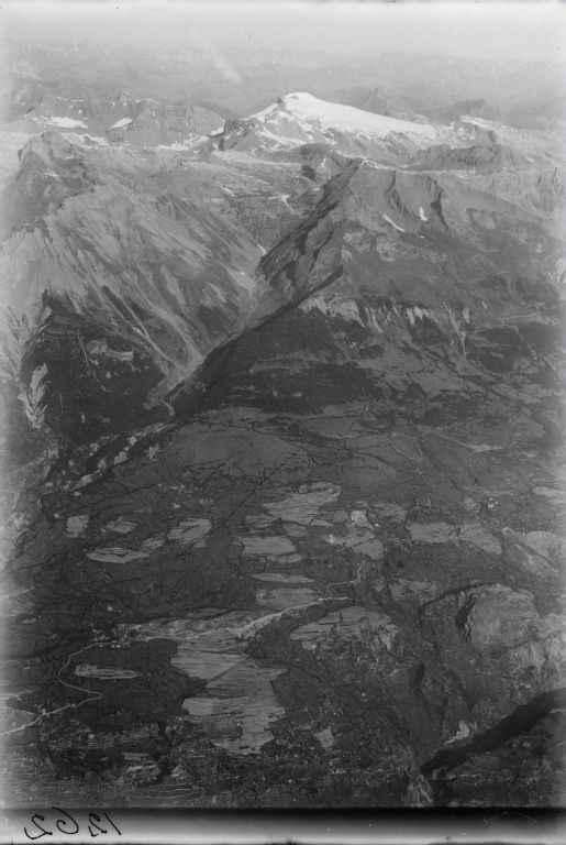 Sion, Übersicht, Wildhorn, Grimisuat, Arbaz v. S. aus 4500 m