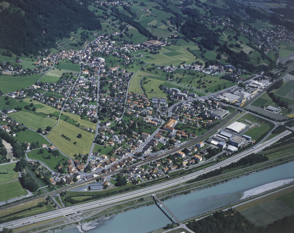 Trübbach, Azmoos, view to northwest (NW)