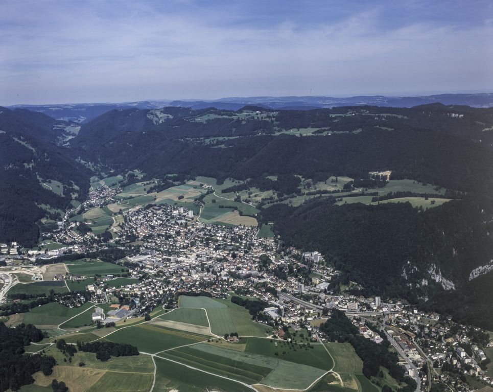 Moutier, view to the west (W)