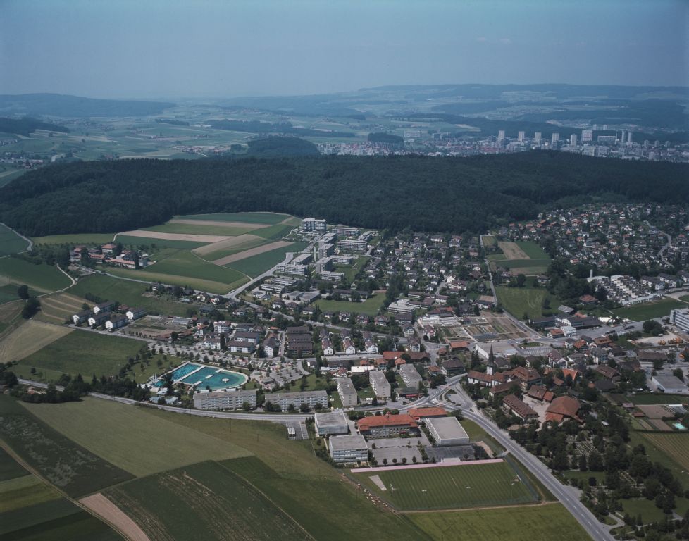 Köniz, Castle, Weiermatt, Landorf, view to northwest (NW)