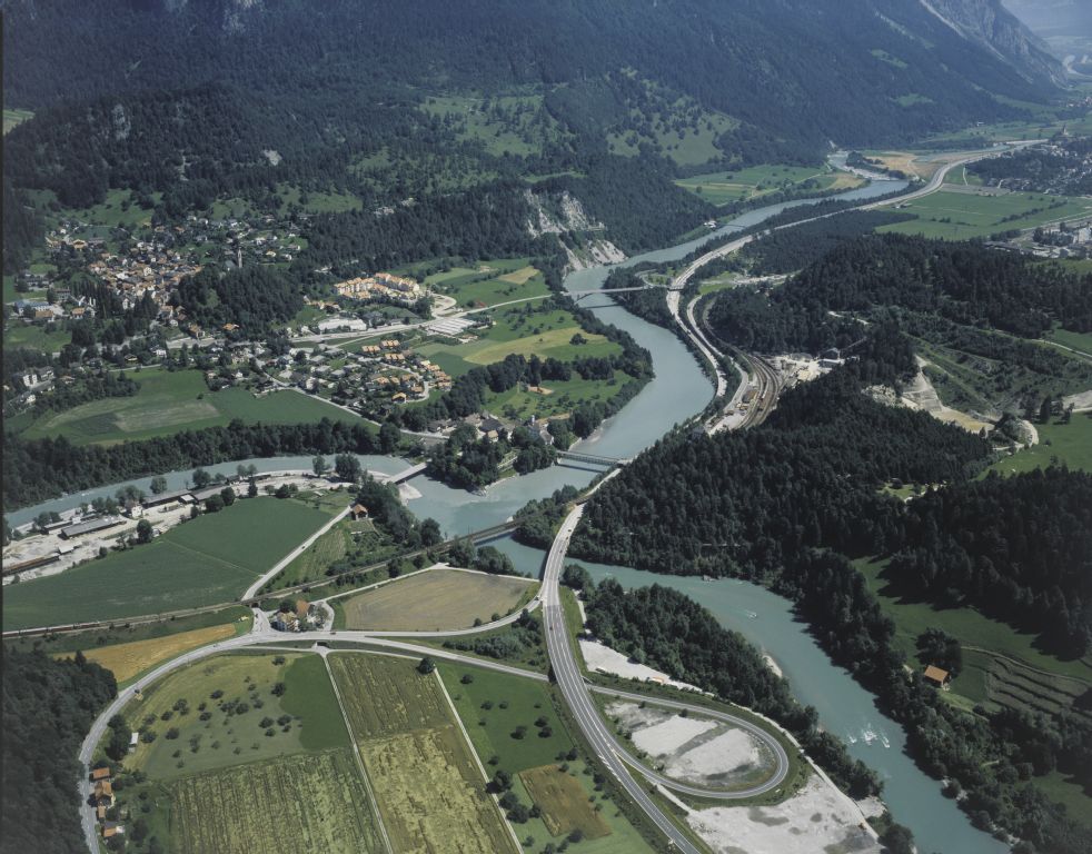 Reichenau, river courses, Rhine