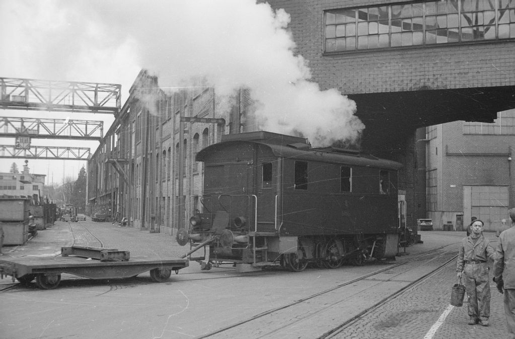 Winterthur, Tössfeld, Sulzer works steam locomotive no. 5