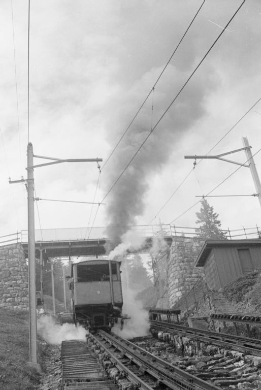 Pilatusbahn, steam railcar PB Bhm 1/2 No. 9