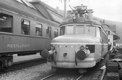 Oensingen-Balsthal Railway (Oe BB) Railcar RBe 2/4 "Red Arrow