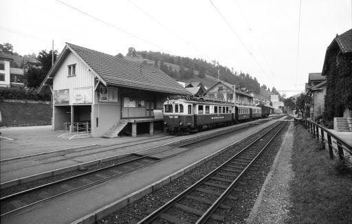 Urnäsch, railcar Appenzeller Bahnen (AB) ABe 4/4 No. 41
