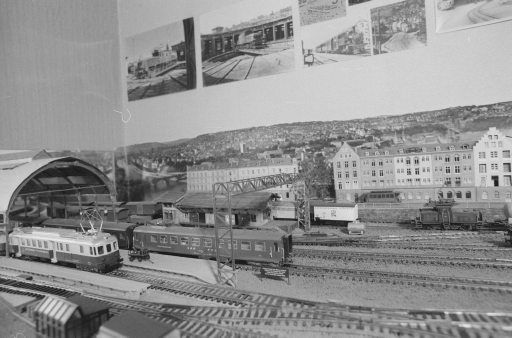 Zurich, Escher Wyss, ship hall, model railroad