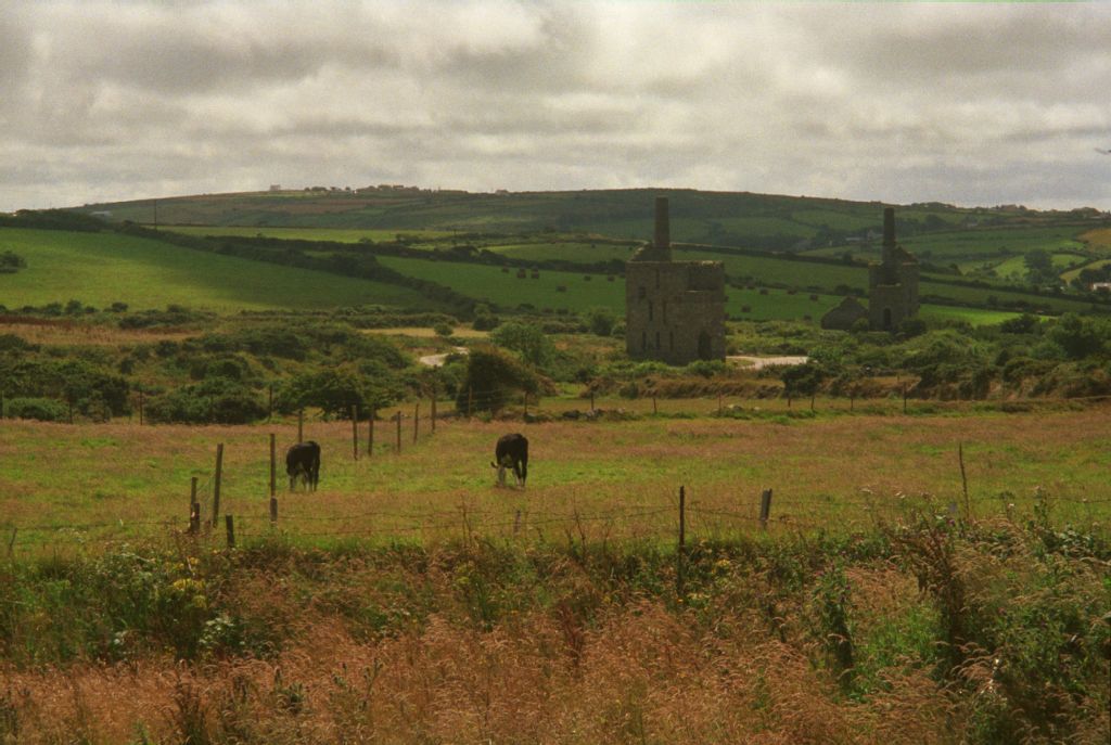 South Wheal Frances Mine, Pascoe's Shaft, looking south-southwest (SSW).
