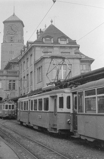 St. Gallen, branch station, Trogenerbahn (TB) and SGA
