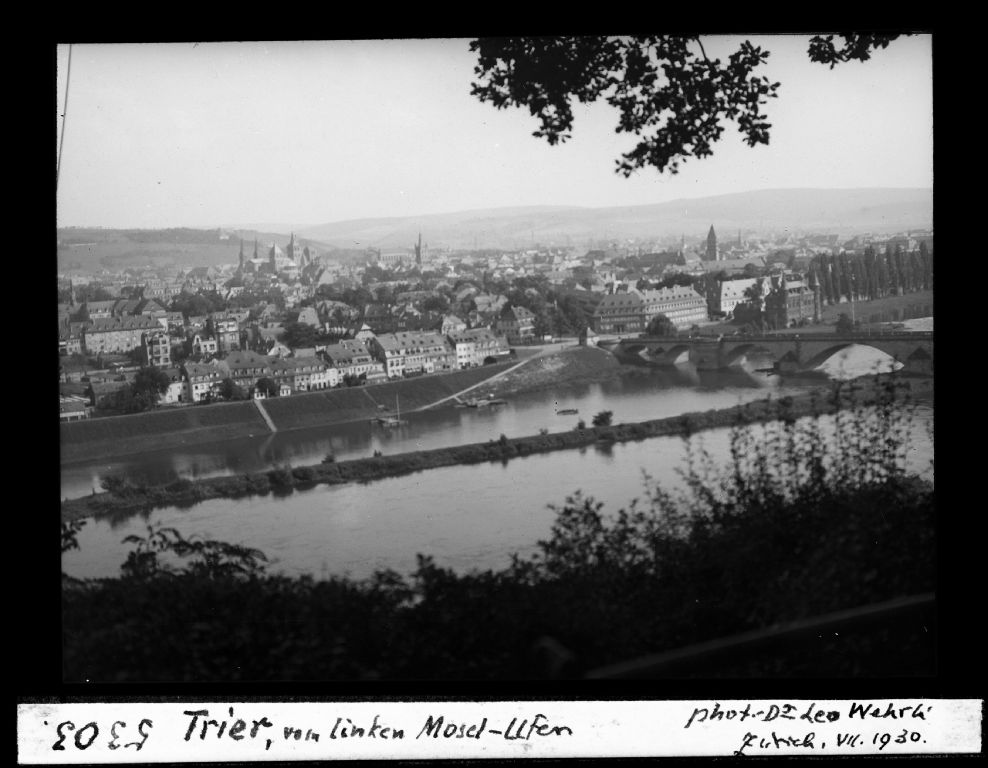 Trier, from the left bank of the Moselle