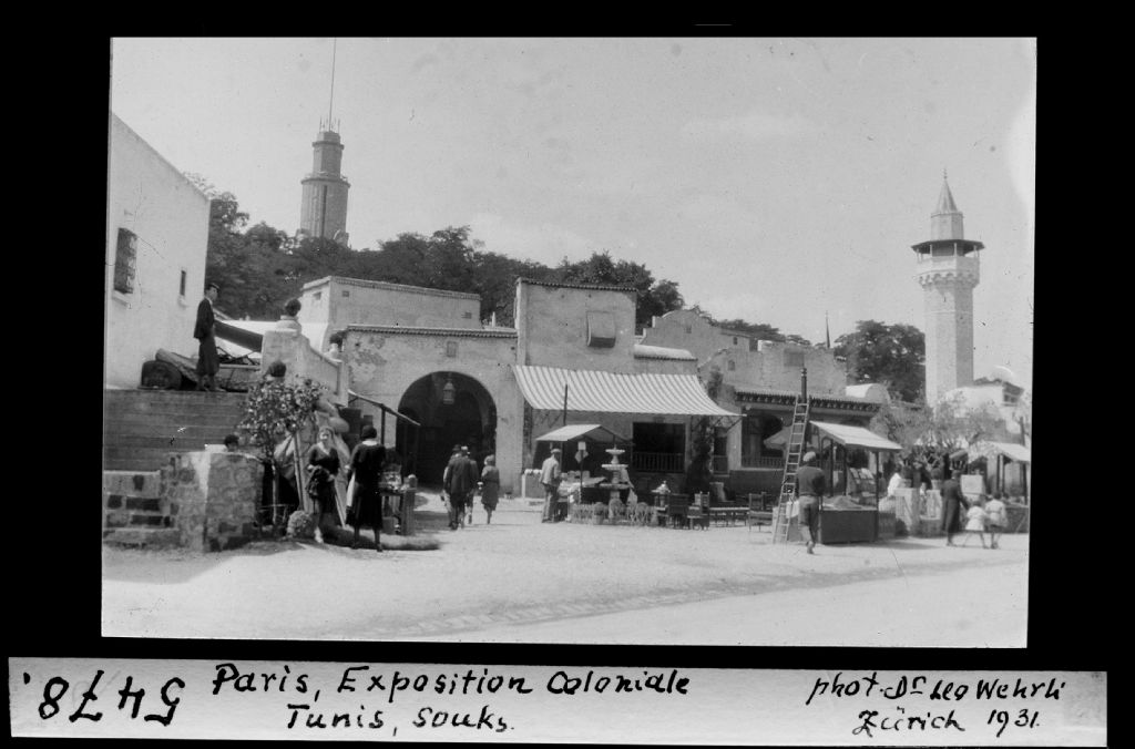 Paris, Exposition Coloniale, Tunis, Souks