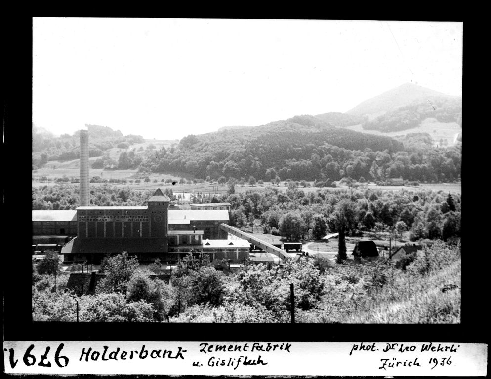 Holderbank, cement factory and Gislifluh