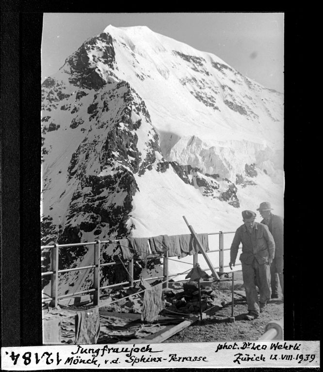 Jungfraujoch, Monk from Sphinx Terrace