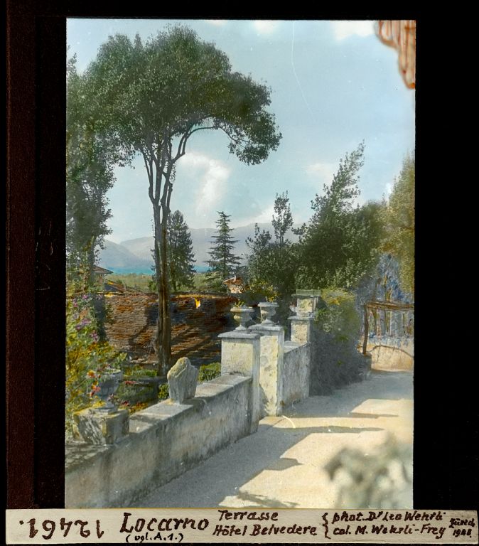 Locarno, Terrace, Hôtel Belvedere (cf. A.1.)