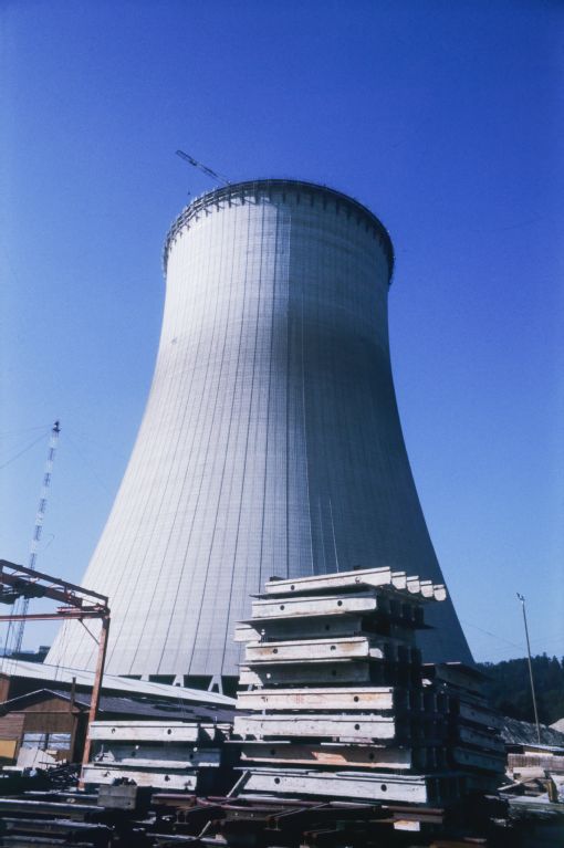 Gösgen nuclear power plant (SO) under construction