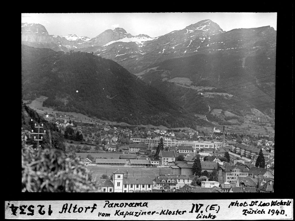 Altdorf, panorama from Capuchin monastery IV (east) left