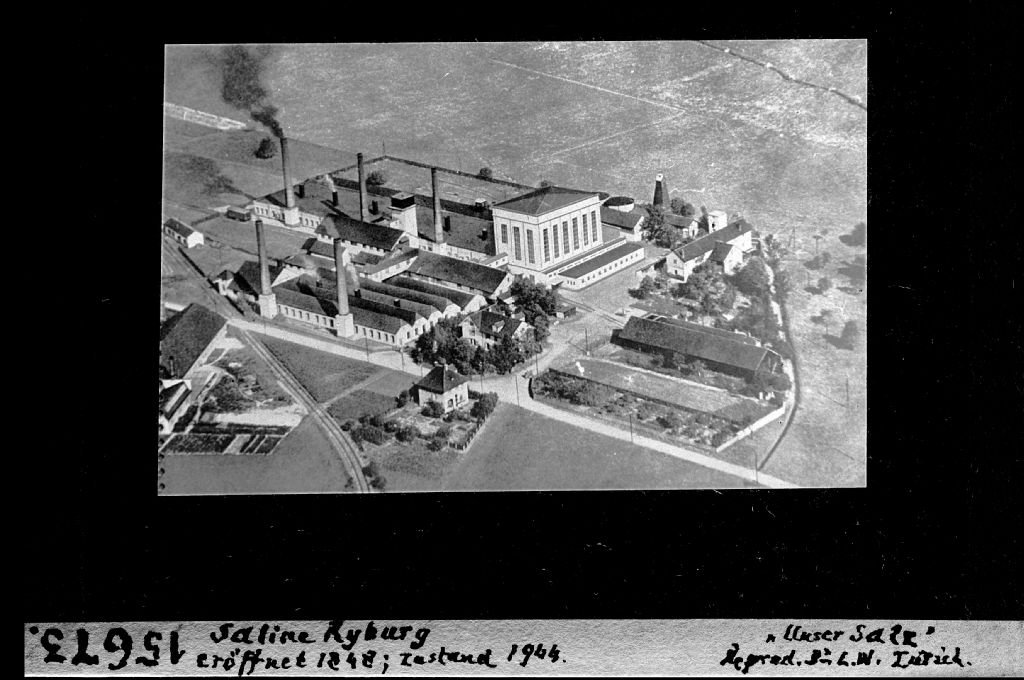 Ryburg salt works, opened in 1848, state 1944