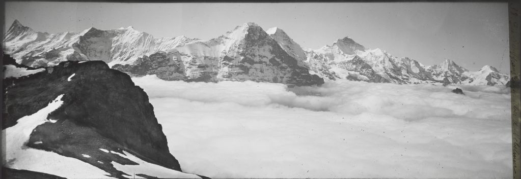 The Jungfrau Group above the sea of fog