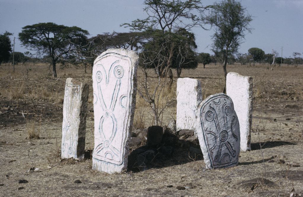 Ethiopia, Rift Valley, ancient Sidamo tombs